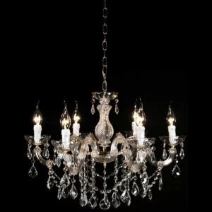 Klasyczna lampa kryształowa z kolekcji Maria Teresa, żyrandol kryształowy