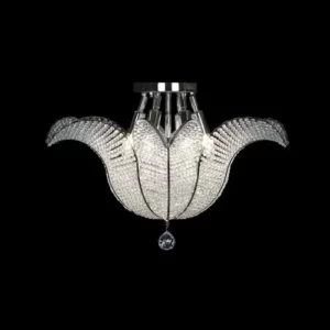 Klasyczna lampa kryształowa - Żyrandol lotos LO/70/40