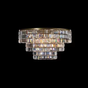 Nowoczesny, elegancki żyrandol kryształowy z kolekcji Modeo