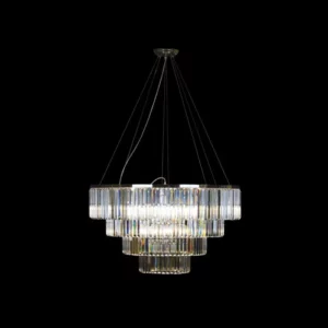 Nowoczesny, elegancki żyrandol kryształowy z kolekcji Modeo