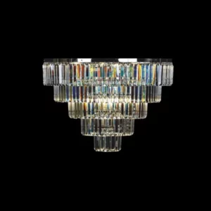 Nowoczesny, elegancki żyrandol kryształowy z kolekcji Modeo