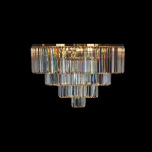 Nowoczesny, elegancki żyrandol kryształowy z kolekcji Modeo