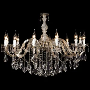 Klasyczna lampa kryształowa z kolekcji Maria Teresa, żyrandol kryształowy