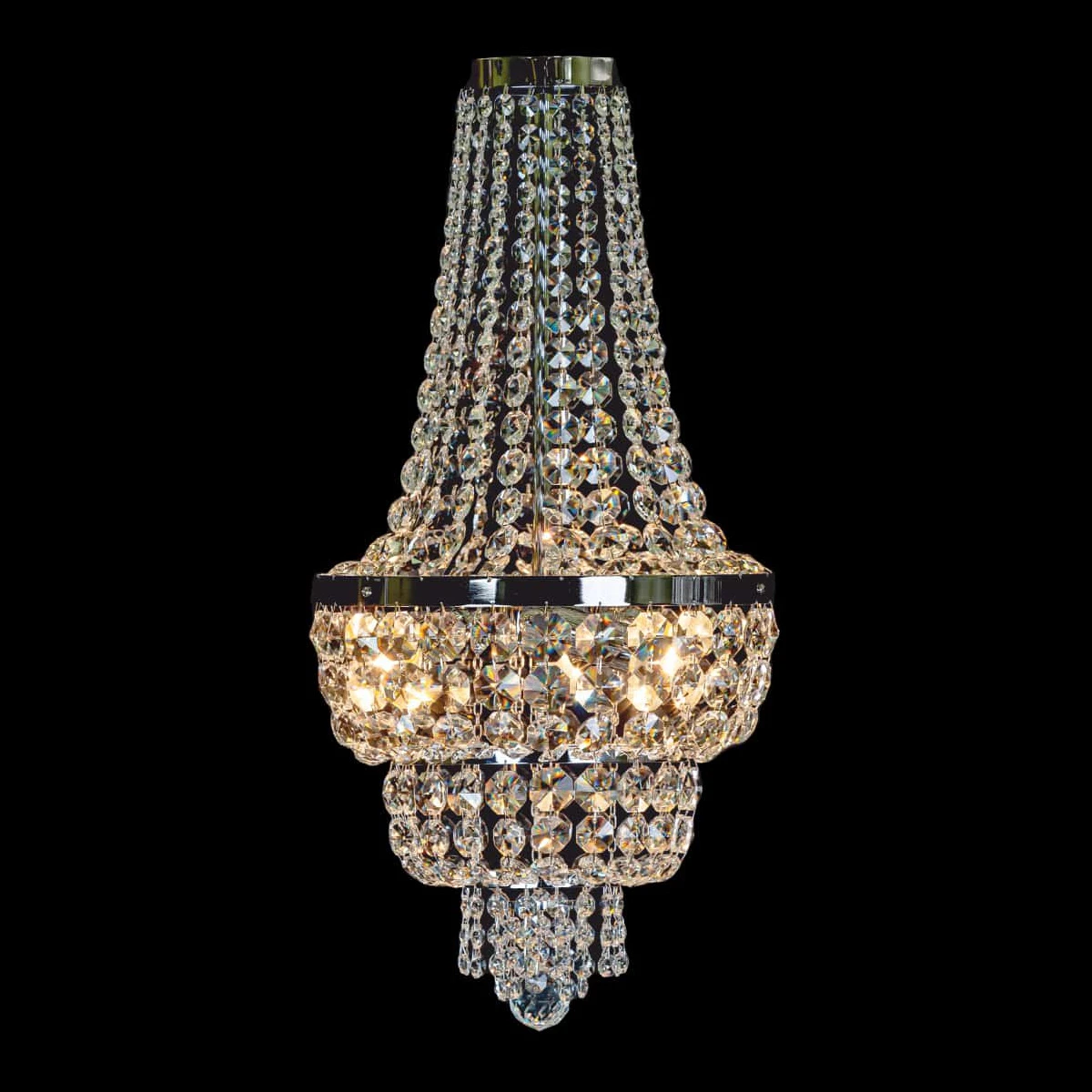 Ekskluzywna, pałacowa lampa z kolekcji Paris, kryształowy żyrandol 30cm