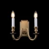 Klasyczna lampa mosiężna - Kinkiet dwuramienny KG/2/WL