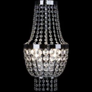 Ekskluzywna, pałacowa lampa z kolekcji Paris, kryształowy kinkiet