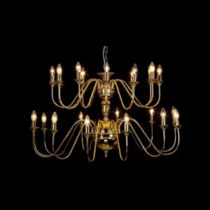 Klasyczna lampa mosiężna - Żyrandol L/24/130/70