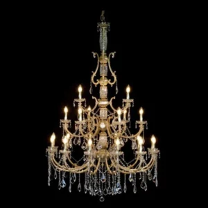 Kolekcja lamp klasycznych - Żyrandol mosiężny LG/100/H510