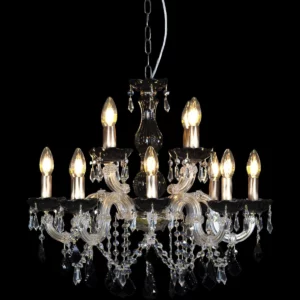 Klasyczna lampa kryształowa z kolekcji Maria Teresa, żyrandol kryształowy