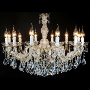 Klasyczna lampa kryształowa z kolekcji Maria Teresa, żyrandol kryształowy