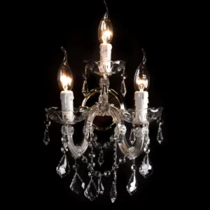 Klasyczna lampa kryształowa z kolekcji Maria Teresa, kinkiet kryształowy
