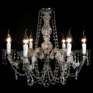 Klasyczna lampa kryształowa z kolekcji Maria Teresa, żyrandol kryształowy