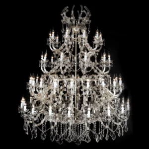 Klasyczna lampa kryształowa z kolekcji Maria Teresa, żyrandol kryształowy