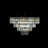 Nowoczesny, elegancki żyrandol kryształowy z kolekcji Modeo