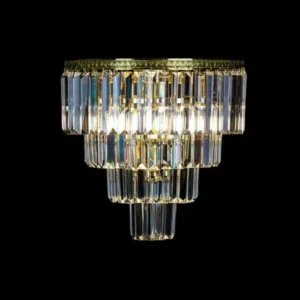 Nowoczesny, elegancki żyrandol kryształowy z kolekcji Modeo