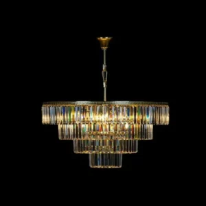 Nowoczesny, elegancki żyrandol kryształowy z kolekcji Modeo