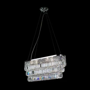 Nowoczesny, elegancki żyrandol kryształowy z kolekcji Modeo