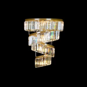 Nowoczesny, elegancki żyrandol kryształowy z kolekcji Modeo