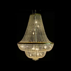 Ekskluzywna, pałacowa lampa z kolekcji Paris, kryształowy żyrandol 100 cm