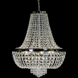 Ekskluzywna, pałacowa lampa z kolekcji Paris, kryształowy żyrandol 50 cm