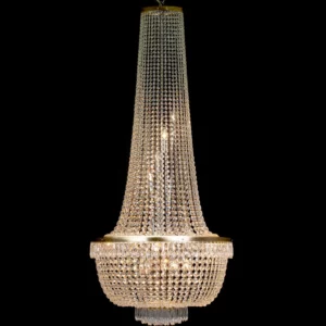 Ekskluzywna, pałacowa lampa z kolekcji Paris, kryształowy żyrandol 70 cm