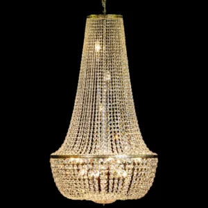 Ekskluzywna, pałacowa lampa z kolekcji Paris, kryształowy żyrandol 70 cm