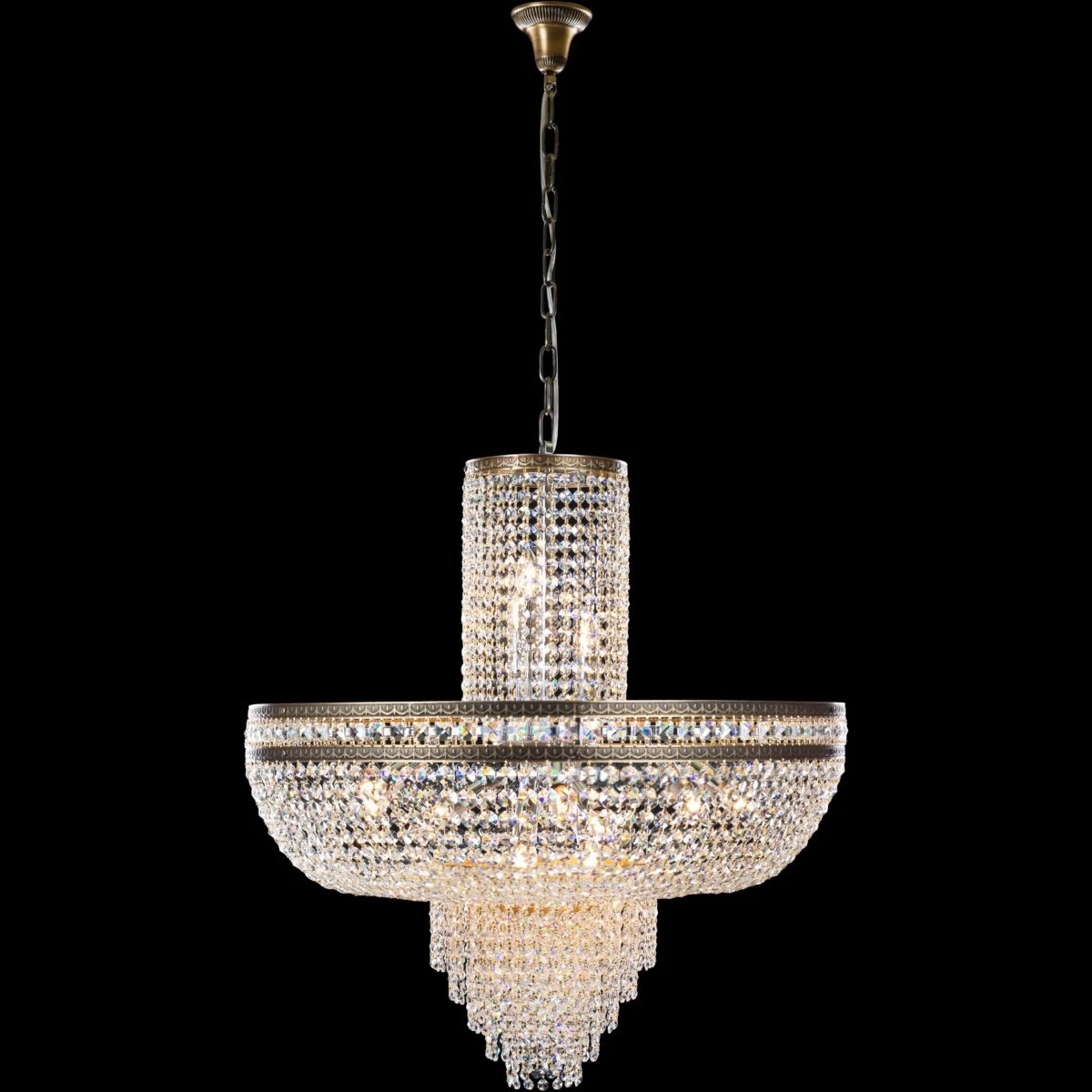 Ekskluzywna, pałacowa lampa z kolekcji Paris, kryształowy żyrandol 80 cm