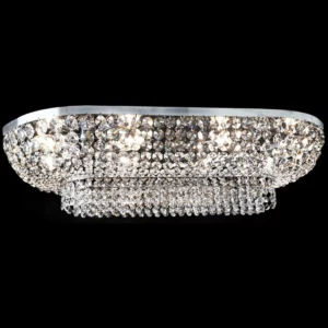 Klasyczny żyrandol typu Plafon do niskich pomieszczeń, kryształowy plafon 200 cm