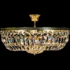 Klasyczny żyrandol typu Plafon do niskich pomieszczeń, kryształowy plafon 50 cm