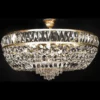 Klasyczny żyrandol typu Plafon do niskich pomieszczeń, kryształowy plafon 60 cm