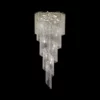 Lampa z kolekcji Spirala, spiralny kryształowy żyrandol 200cm