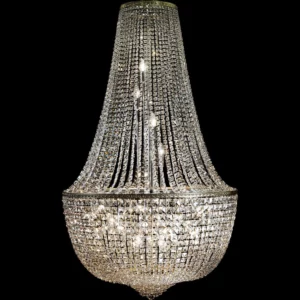 Ekskluzywna, pałacowa lampa z kolekcji Paris, kryształowy żyrandol 90 cm