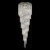 Lampa z kolekcji Spirala, spiralny kryształowy żyrandol 240cm